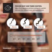 Porodo Wireless Hair Curler - PD-LFST174-BK