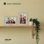 Green Lion Digital Picture Frame 10.1Inch Wooden - GNDGPICFRM