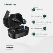 Green Lion 3-in-1 Wireless Microphone Black - GNGM85XMICBK