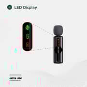 Green Lion 3-in-1 Wireless Microphone Black - GNGM75XMICBK