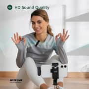 Green Lion 3-in-1 Wireless Microphone Black - GNGM76XMICBK