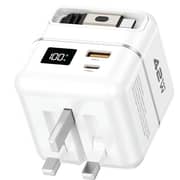 Green Lion GaN Premium Series Charger with Power Bank White - GNGAN42PB10WH
