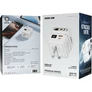 Green Lion GaN Premium Series Charger with Power Bank White - GNGAN42PB10WH