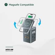Green Lion 1 Pc GaN Travel Adapter 65W Black - GNGANTR65WBK