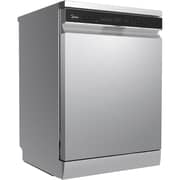 Midea Free Standing Dishwasher - WQP15-W7633D(SS)-GCC