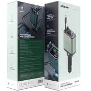 Green Lion Retractable Car Charger 90W Green - GNRCC90WGN