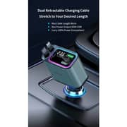 Green Lion Retractable Car Charger 90W Green - GNRCC90WGN