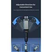 Green Lion Retractable Car Charger 90W Green - GNRCC90WGN