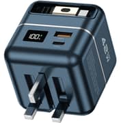 Green Lion GaN Premium Series Charger with Power Bank Grey - GNGAN42PB10GY
