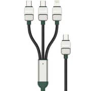 Green Lion 3-in-1 USB Cable 1.2m Black - GN3N1ECCGNBK