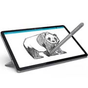 Lenovo Chromebook Duet 11M889 2-in-1 (2024) Laptop - MediaTek Kompanio 838 / 10.95inch WUXGA / 128GB SSD / 8GB RAM / Arm Mali-G57 MC3 GPU / ChromeOS / English Keyboard / Luna Grey / International Version - [83HH0001US] + Inbox Folio Stand + Folio Keyboard