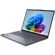 Lenovo IdeaPad Slim 3 15Q8X10 (2025) Copilot+ PC - Snapdragon X - X1-26-100 / 15.3inch WUXGA / 512GB SSD / 16GB RAM / Shared Qualcomm Adreno GPU Graphics / Windows 11 Home / English & Arabic Keyboard / Luna Grey / Middle East Version - [83N3001WAX]