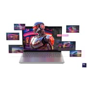 Lenovo Yoga Pro 9 16IAH10 (2025) AI PC - 2nd Series / Intel Core Ultra 9-285H / 16inch 3.2K / 2TB SSD / 64GB RAM / 8GB NVIDIA GeForce RTX 5070 Graphics / Windows 11 Home / English & Arabic Keyboard / Luna Grey / Middle East Version - [83L00030AX]