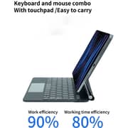 Maxguard Magic Keyboard For iPad Air 11 M3/M2 With Backlight AR/EN Keyboard
