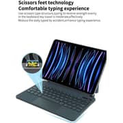 Maxguard Magic Keyboard For iPad Air 11 M3/M2 With Backlight AR/EN Keyboard