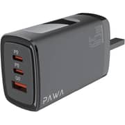 Pawa Solid Travel Charger Black - PW-TA65PDUK-BK