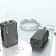 Pawa Solid Travel Charger Black - PW-TA65PDUK-BK