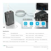 Pawa Solid Travel Charger Black - PW-TA65PDUK-BK