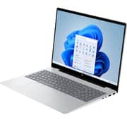 HP (2025) AI PC - Intel Core Ultra 7-255H / 16inch 2K / 1TB SSD / 32GB RAM / 6GB NVIDIA GeForce RTX 4050 Graphics / Windows 11 Home / English & Arabic Keyboard / Glacier Silver / Middle East Version - [16-AY0003NE]
