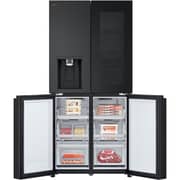 LG InstaView Refrigerator 508L Matte Black - GC-X22FFQAB