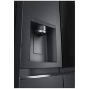 LG Side By Side InstaView Refrigerator 635L Matte Black - GC-X257CQEW