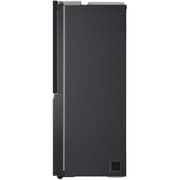 LG Side By Side InstaView Refrigerator 635L Matte Black - GC-X257CQEW
