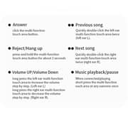 Lanex Wireless Earphone Black