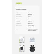 Lanex Wireless Earphone Black
