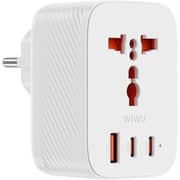 Wiwu UK Travel Adapter White - WI-UA008