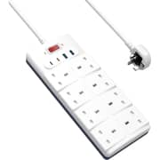 Wiwu 12-in-1 UK Power Strip 3250W - WIS009
