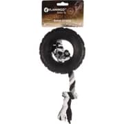 Flamingo Rubber Gladiator Tyre with Rope Black 15cm (Pack of 1pc) - 1245783100073