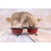 Flamingo Feeder Double Dog Bowl 800ml 16cm (Pack of 1pc) - 2017214150117