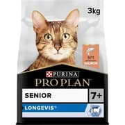 Purina Proplan Longevis Salmon For Senior Cat 3kg (Pack of 1pc) - 2017456638927