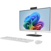 HP All-in-One (2025) Desktop - AMD Ryzen AI 5-340 / 24inch FHD / 512GB SSD / 16GB RAM / Shared AMD Radeon Graphics / Windows 11 Home / English & Arabic Keyboard / Shell white / Middle East Version - [24-CT2000NE]