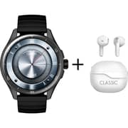 Xcell Classic 6 Smartwatch Black + Wireless Earbuds