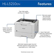 Brother Mono Laser Printer - HL-L5210DN