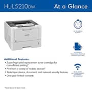 Brother Mono Laser Printer - HL-L5210DW