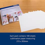 Brother Sublimation Paper Sheets 216 mm x 279 mm White - SP01PL