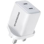 Riversong AD138 DPort W/Chrgr PD 45W WHT