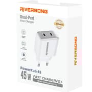 Riversong AD138 DPort W/Chrgr PD 45W WHT