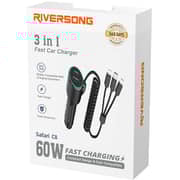 Riversong Safari C8 Fast Car Charger Black - CC46
