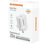 Riversong PowerKub 25 Wall Charger White - AD135