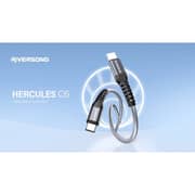 Riversong Hercules C6 USB-C to USB-C Cable 2m Grey - CT51