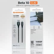 Riversong Beta 10 USB-A to Lightning Cable 1m Black - CL92