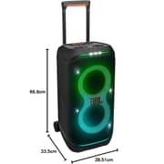 JBL Partybox Stage 320 Speaker Black - PBSTAGE320-UK + Wireless Microphones