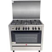 Hoover 5 Burner Gas Cooker 90x60cm Silver - HGC-G95G-MS