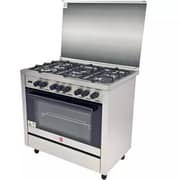 Hoover 5 Burner Gas Cooker 90x60cm Silver - HGC-G95G-MS