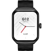 Xcell G12 Smartwatch B/F W/BLK Sil Strap