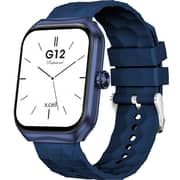 Xcell G12 Smartwatch B/F W/Blu Sil Strap
