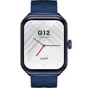 Xcell G12 Smartwatch B/F W/Blu Sil Strap